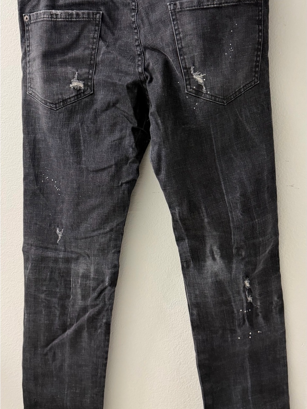 DSQUARED2 Black Distressed Skinny Jeans - Picture 5 of 11